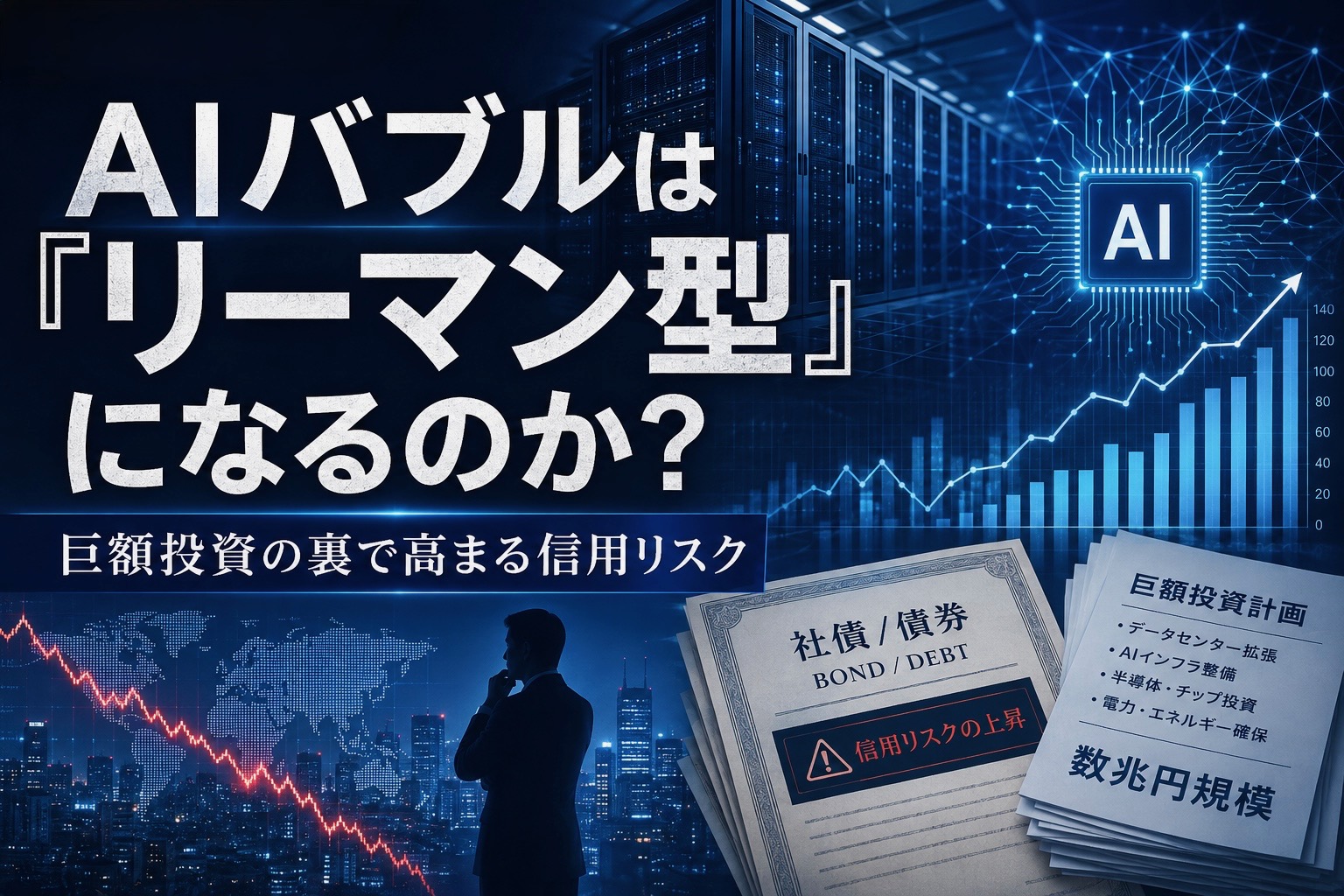 AIバブルは「リーマン型」になるのか? 巨額投資の裏で高まる信用リスク