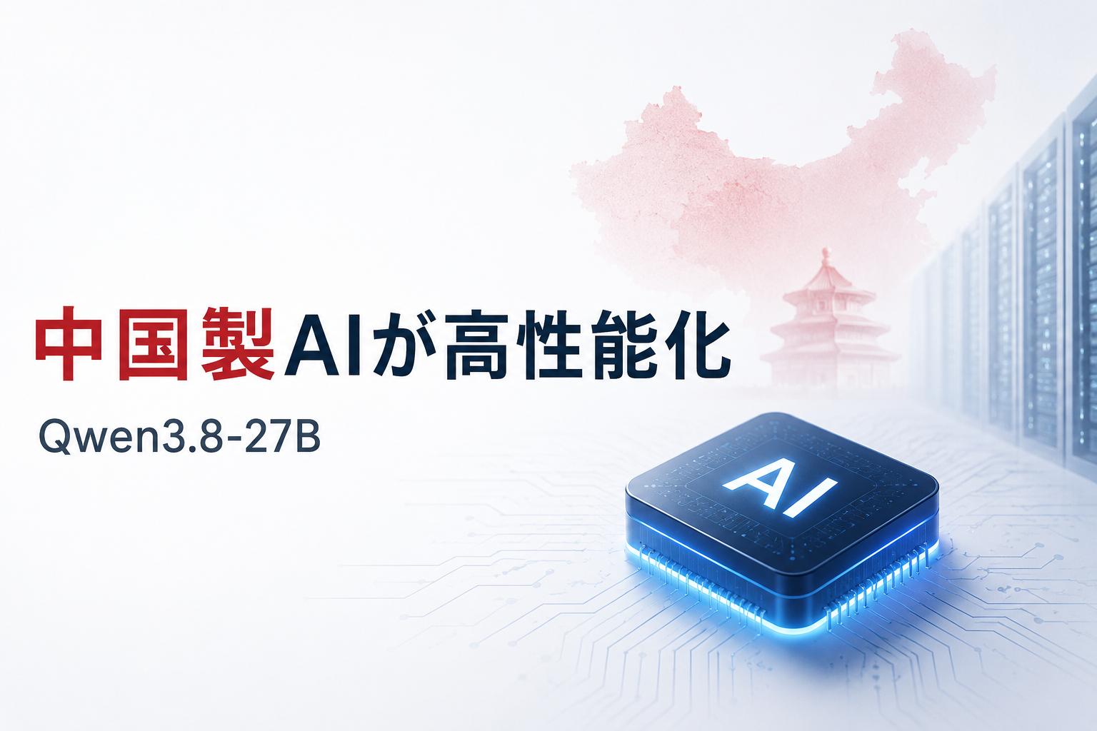 Alibabaの小型AI「Qwen3.8-27B」、大型モデル級の性能 AI競争は“効率化”へ