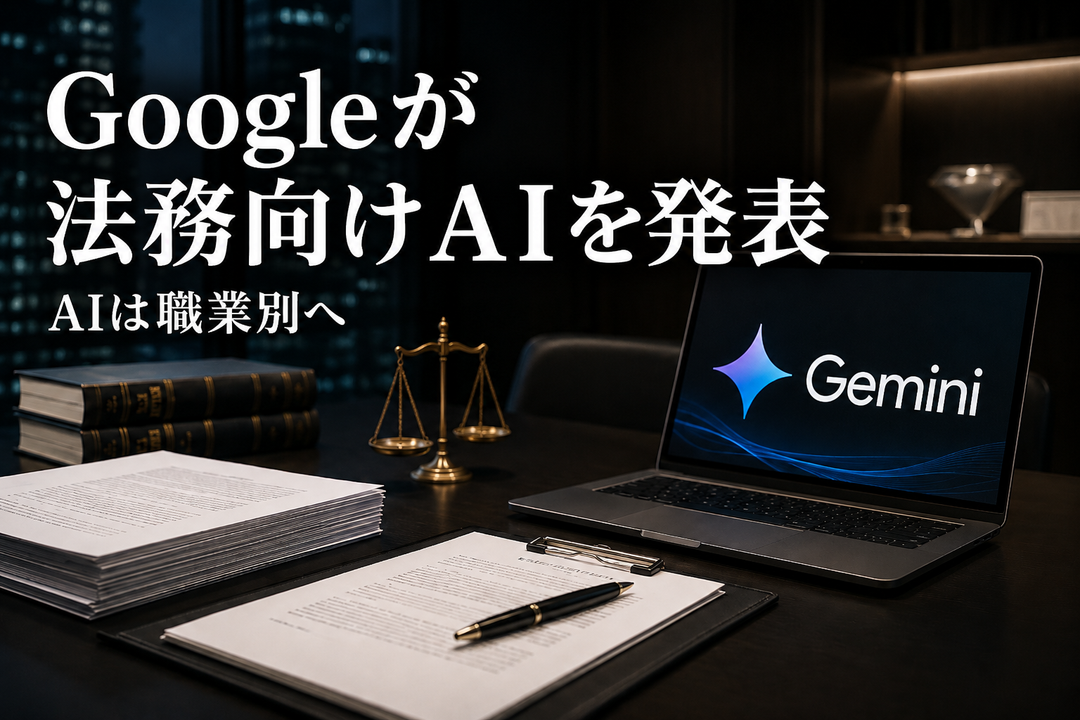 Google、法務向け「Gemini Enterprise for Legal」発表 AIは“職業別”へ